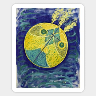 High Resolution Hilma af Klint Primordial Chaos No 7 Group I 1906 Magnet